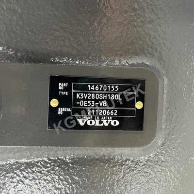 K3V280SH180L-0E53-VB VOLVO Hydraulic Main Pump 14670155 For EC950E