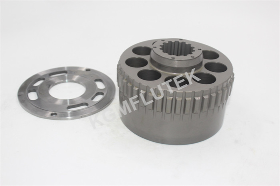M2X120 M2X146 Swing Motor Excavator Parts KAWASAKI KPM Hydraulic Cylinder Block